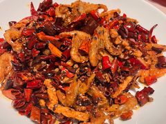 辣子麻花炒虾-大鸭梨烤鸭(石佛营店)