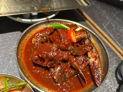 -草家酱蟹炭火烤肉店(珲春南路二店)