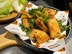 干拌黄金豆腐-探鱼·鲜青椒爽麻烤鱼(正佳广场店)