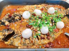荔枝香辣清江鱼-鱼酷活鱼烤鱼(沈阳大悦城店)