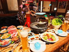 -明洞阿姨·韩式酱蟹烤肉·创意料理(三元桥店)