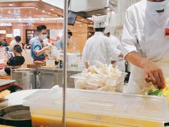 面包甜点陈列柜-西贝(东城万达广场店)