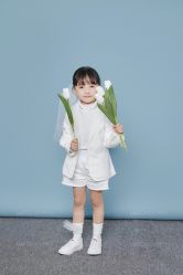 -海岸风光儿童摄影