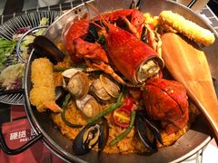 红烩牛肉焗龙虾海鲜饭-四季天方包子