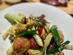 桂林土腊肉炒花菜-桂小厨广西菜(桂林万象城店)