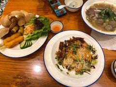香茅烤鸡肉捞檬粉-阮氏娘·越南料理(双子塔店)