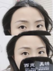 -西施无菌半永久纹绣眉眼影唇轻增发纹发际线