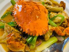 姜葱炒肉蟹煲-万龙洲海鲜·粤菜(亚运村店)