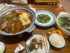 -东来菜馆•手抓海鲜家常菜•海鲜锅贴(鸽子窝店)