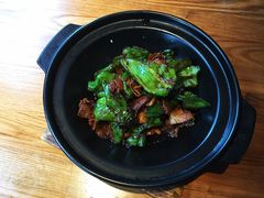 擂辣椒炒五花肉-原食日记(三里屯店)