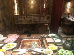 自助取餐区-老牌坊云南鱼豆花火锅(哈西万达店)