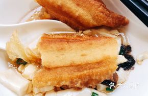 Fried Dough with Purple Laver Savory Soy Milk