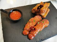 鱼子肠配虾卷-晴天餐厅(星河国际店)