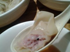 鲜肉馄饨特写&nbsp;&nbsp;黑芝麻~-周素珍湖州大馄饨(直戒坛寺巷店)