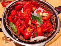 高压锅蒸大虾-蚝翅·海鲜粥·烧烤·宁夏滩羊季(玉米楼店)