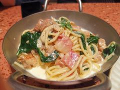 松茸牛肝菌培根奶油意面-La Terre乐田(万象城店)