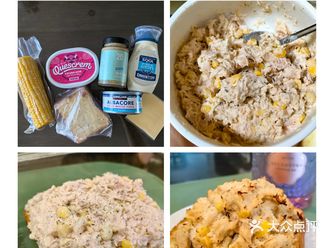 ‍下厨记—金枪鱼乳酪恰巴塔/吐司