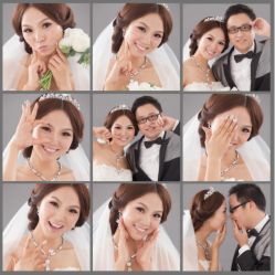 各种搞怪O(∩_∩)O哈！-唯一视觉婚纱摄影(李家村店)