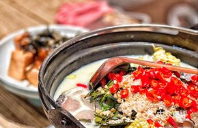 豆浆龙井鱼片