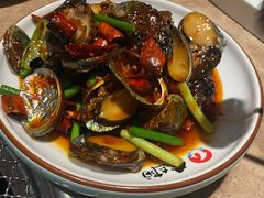 辣炒小鲍鱼-金太阳海鲜烧烤·本地人餐厅(星海公园店)