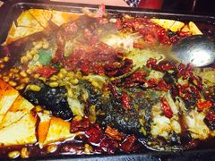 -探鱼·鲜青椒爽麻烤鱼(广州花都来又来店)