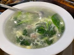 青菜毛圆汤-木桶记臭鳜鱼·安徽非遗名菜(火车站白马老店)
