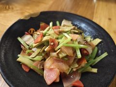 酸萝卜有机豆干炒肉-汤厨(五道营店)