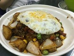 乾免治牛肉饭-超群咖啡葡式美食(南贵花园店)