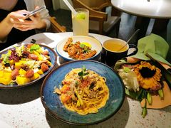 芝士蘑菇鲜虾意大利面-BE BRIGHT KITCHEN(正佳广场店)