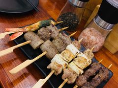 苏叶烤鸡皮虾-鸟串烧Yakitori