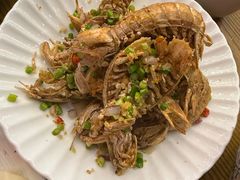椒盐皮皮虾-必点海鲜·海肠捞饭(滨江道一店)