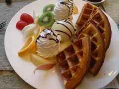 水果冰淇淋松饼-自由之丘