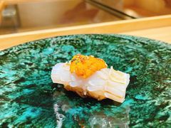 枪鱿鱼海胆寿司-鮨青(恒基名人购物中心店)