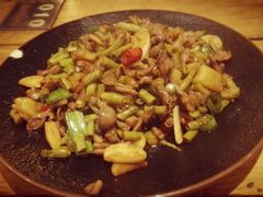酸豆角炒鸡杂-陌上花开餐厅(云山路店)