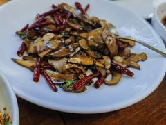 花椒尖炒鲜牛肝菌-一坐一忘云南菜(三里屯店)