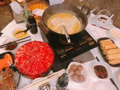 -鲜入围煮花胶鸡海鲜火锅