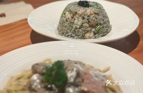 Black Truffle Creamy Mushroom Pasta
