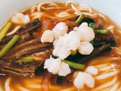 虾爆鳝面-奎元馆.百年奎元.非遗传承(西湖边的解放路店)