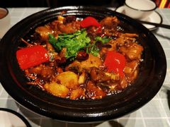 野菌干锅鸡-陶德砂锅(蜀汉路店)