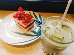抹茶拿铁-双风车咖啡馆 Twin Windmills(六道口店)