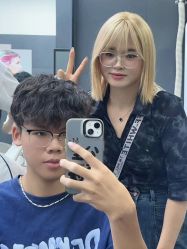 点击看大图 -藤野造型专业烫染接发