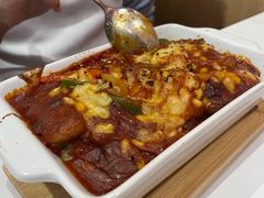 茄汁焗猪扒饭-香港深仔记茶餐厅(东门店)