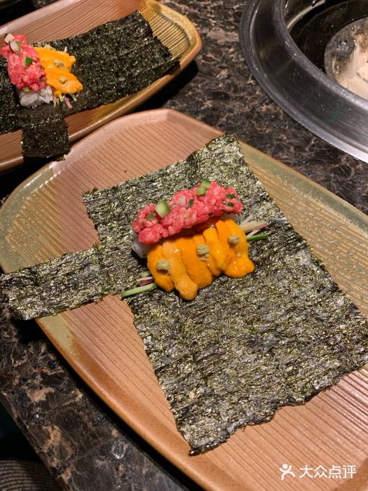 老乾杯(平安金融中心店)和牛海胆手卷图片