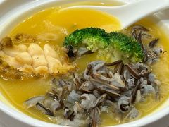 六头鲍配金汤野米-新南华大酒店(长寿店)