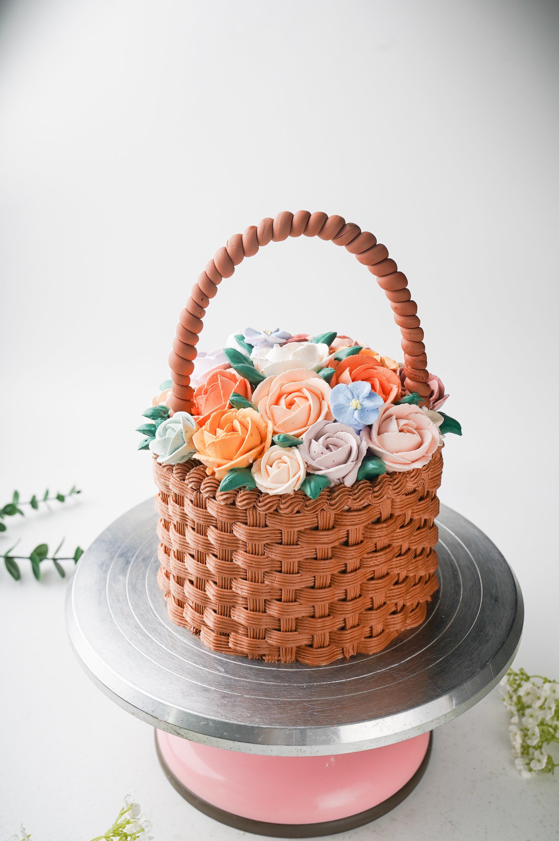 裱花蛋糕花篮子