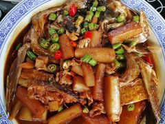 萝卜烧鱼头-张鸟园农家乐(张鸟园店)