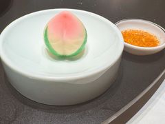 寿桃杏仁豆腐-在前门·烤鸭北京菜(五月花广场店)