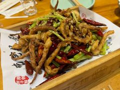 干煸鱿鱼须-肘子酥·天津菜·特色捞面(德云社店)