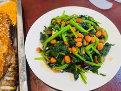 果仁菠菜-玫瑰红烤羊排(北新桥三条店)