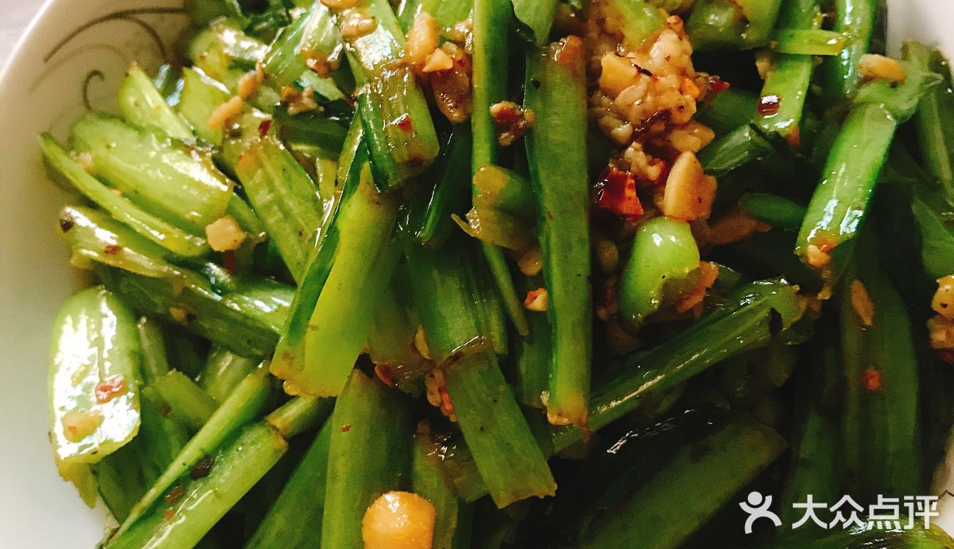 超级好吃又下饭的酒糟蒜蓉油麦菜!